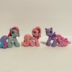 My Little Pony Rainbow Dash Pinkie Pie Starsong with Removable Hair Figure Lot